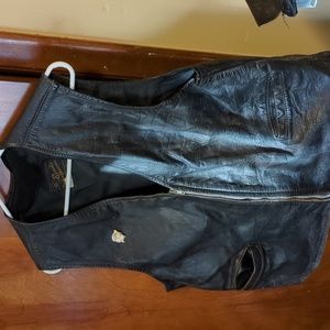 Vintage leather Brooks vest